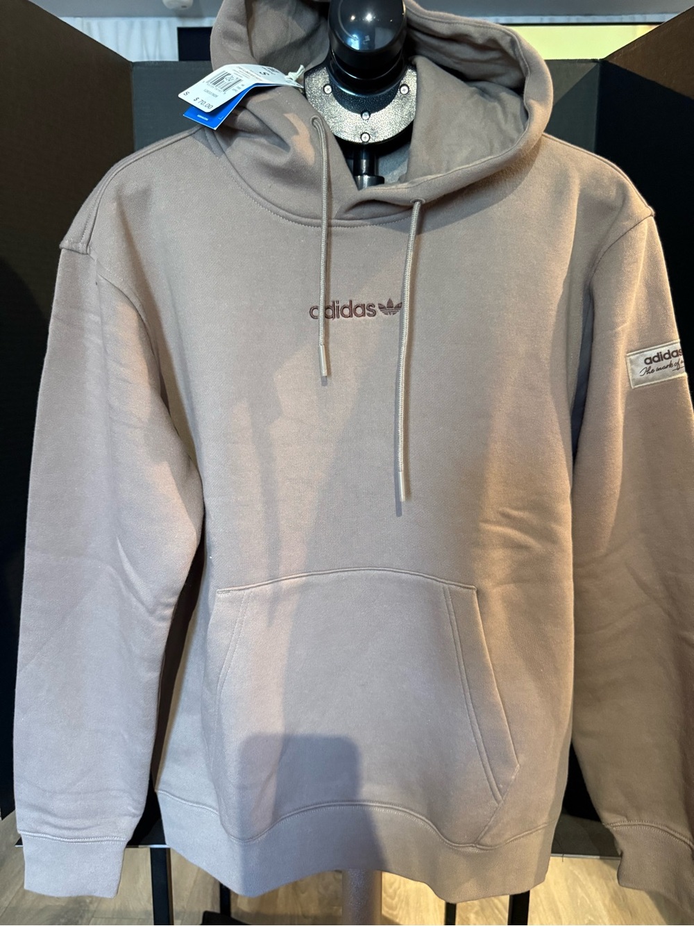 adidas Men's Sandstone Hoodie - Neutral Taupe
